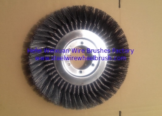China Pipeline Wire Wheel Brushes / Twisted Knot Wheel Brushes for Surface Treatment supplier