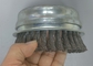 Surface Cleaning 5 Inch Heavy Duty Double Layer Cup Body Twist Knotted Cup Brush supplier